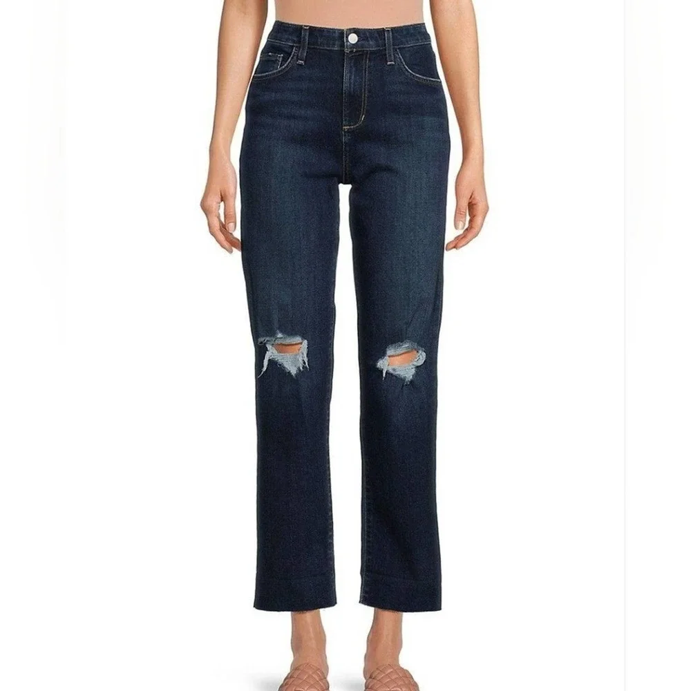 Joe's JeansWomen's Blue Mid Rise Distressed Jeans size 25 new!!‎